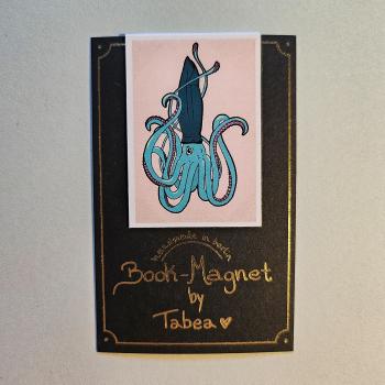 Buchmagnete Lesezeichen Handgemalt und einzigartig  Design by Tabea  Magnet Nr. 4